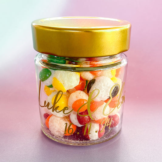 Personalised Freeze Dried Wedding Favours