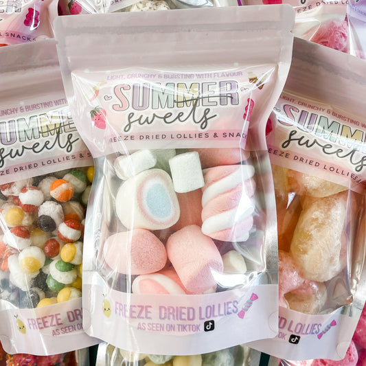 FREEZE DRIED ASSORTED MARSHMALLOWS