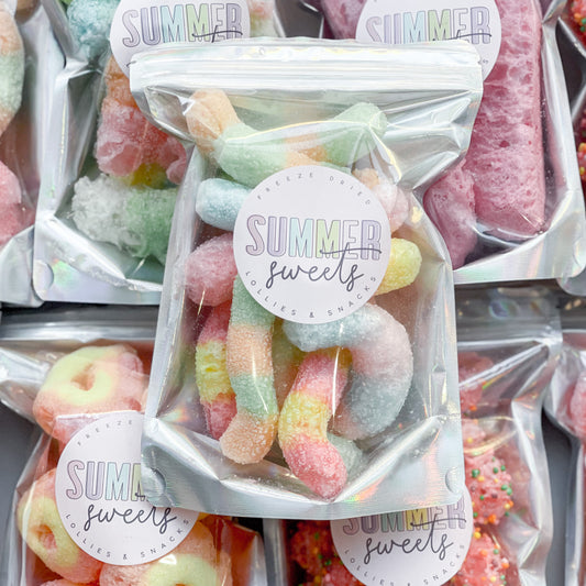 Freeze Dried Sour Worms