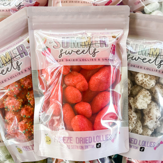 Freeze Dried Strawberry Clouds