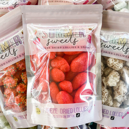 Freeze Dried Strawberry Clouds