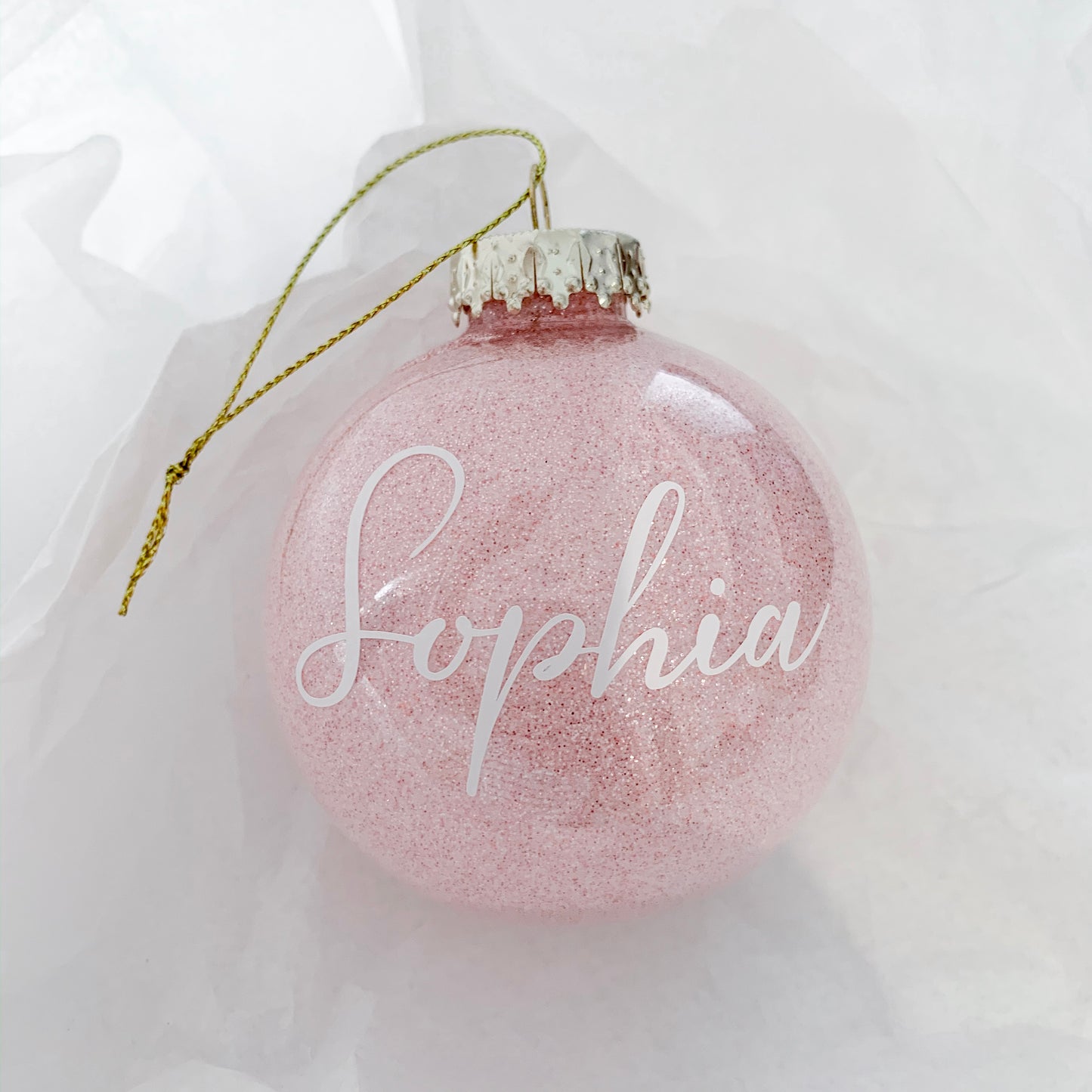Pink Christmas Bauble