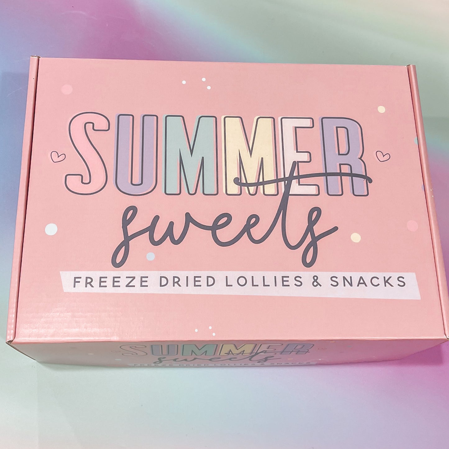 Freeze Dried Lollies Gift Box - 4 Bags & Personalised Tumbler