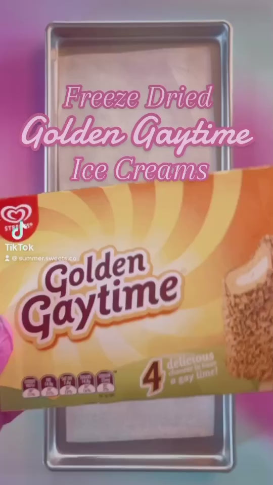 Freeze Dried Golden Gaytime Icecreams Video Perth, Australia