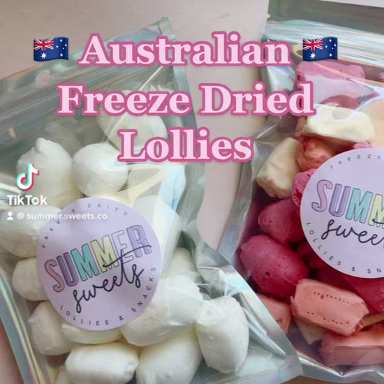 Freeze Dried Strawberry Clouds Lollies