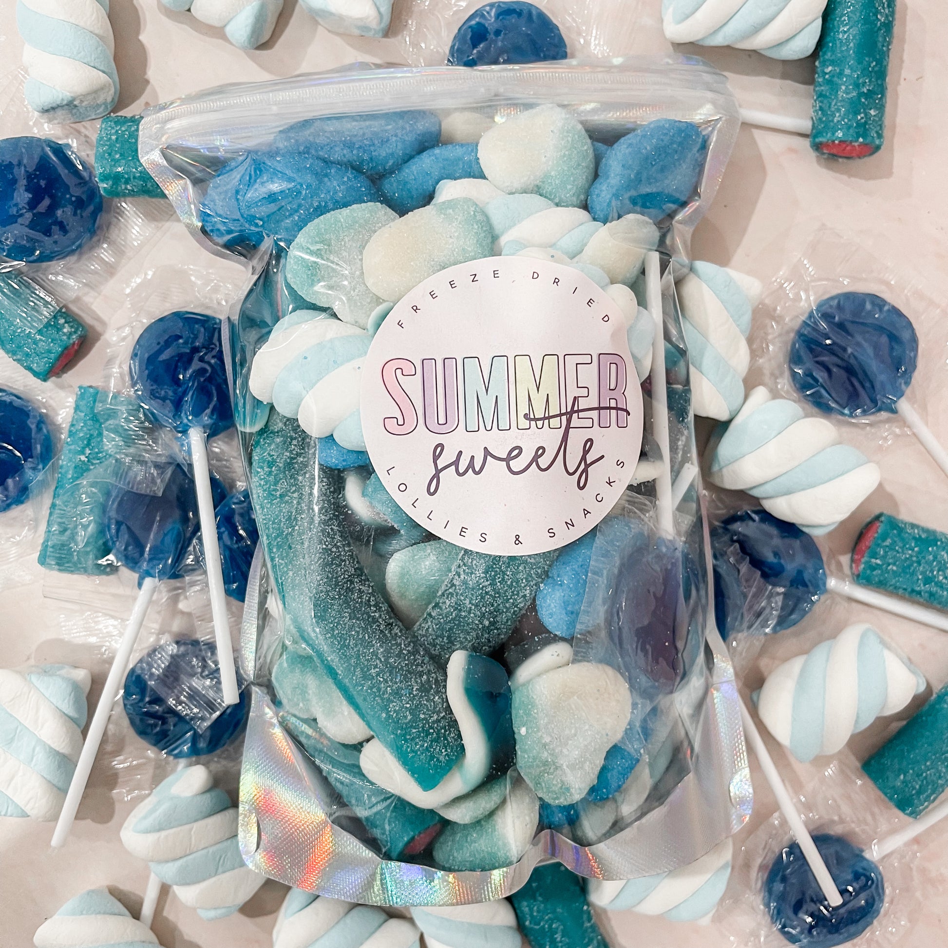 Blue Pick and Mix Lollies