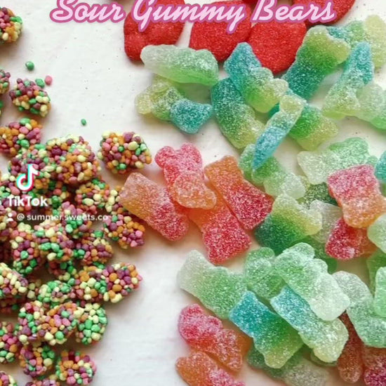 Freeze Dried Sour Gummy Bears Candy